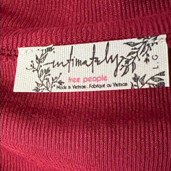 Free People shirred  Long Sleeve Top M-L - Picture 4 of 4